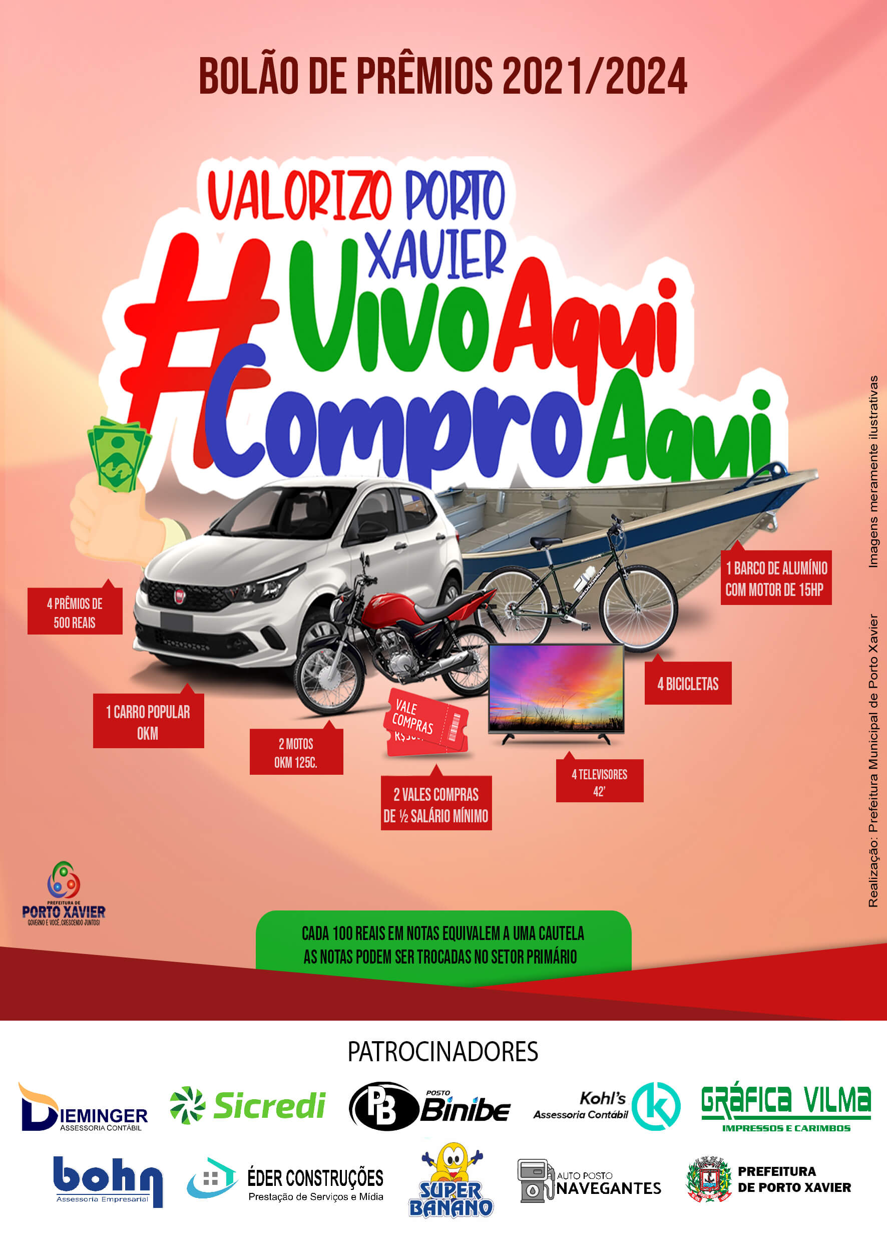 “BOLÃO DE PRÊMIOS - VIVO AQUI, COMPRO AQUI”